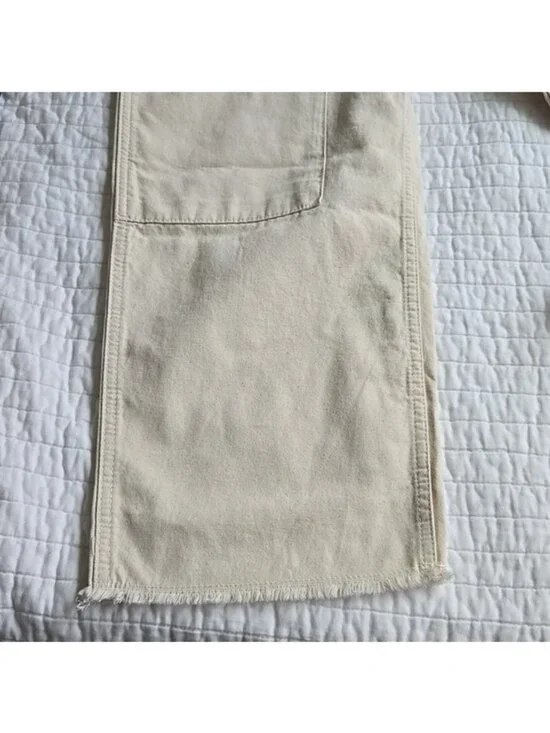 Vans Cotton Stryker Overalls Women Workwear Inspired Patches Cream New 042026 - Picture 13 of 13